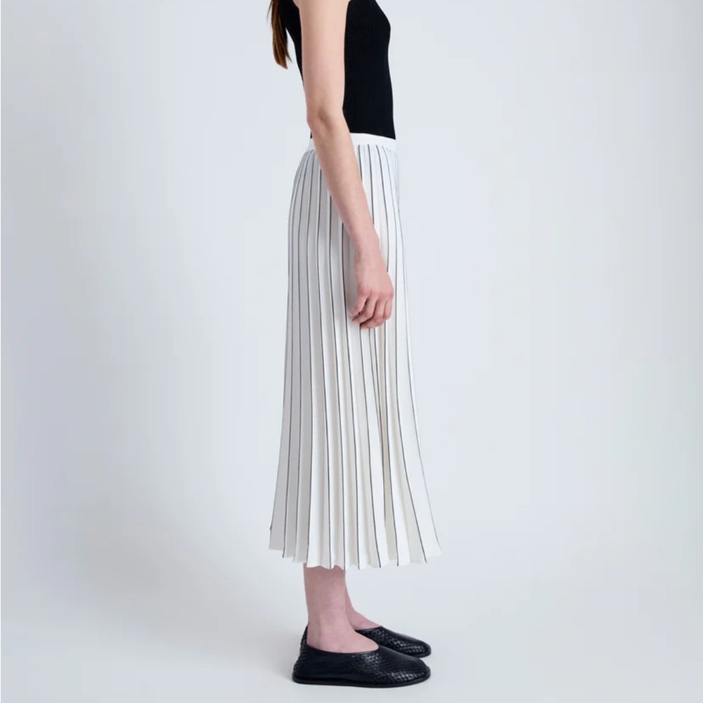 Proenza Schouler Pleated Miles Skirt in Crepe - Picture 3 of 15
